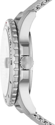 Vista 2 de Fossil Reloj casual de cuarzo azul para hombre inspirado en buceo
