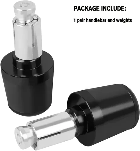 Vista 4 de Pesos Universales para Manillar de Motocicleta 7/8" 22mm Compatibles con Ninja 400 650 1000 KLR 650 Z900 Z650 Z900RS ZX10R ZX6R ZX12R Z800 Z750 Z125