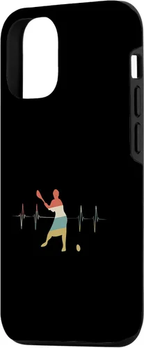 Vista 2 de Funda para iPhone 12/12 Pro Vigoro Heartbeat Retro ECG EKG Sportsman