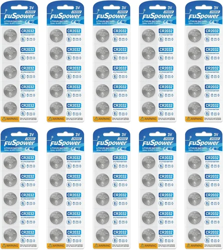 Vista 9 de CR2032 - Batería para llave de coche: baterías de litio de 3 V, paquete de 10 pilas CR 2032 para reloj de seguimiento remoto, reemplazo de juguetes