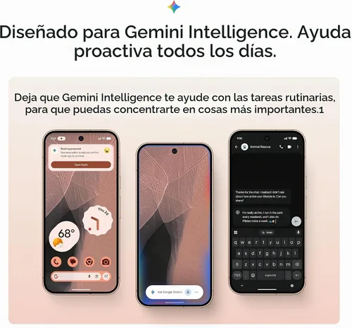 Vista 5 de Google Pixel 11 Pro XL - Teléfono inteligente desbloqueado, Géminis - 512 Canyon