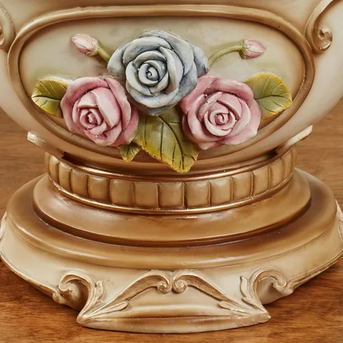 Vista 5 de Touch of Class Emmalynn - Cuenco cubierto de rosas multicolor pastel