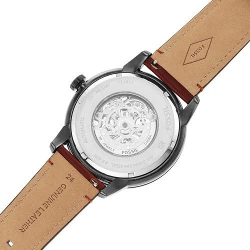 Vista 7 de Fossil - Reloj de pulsera automático y mecánico de estilo Townsman en acero inoxidable para hombre