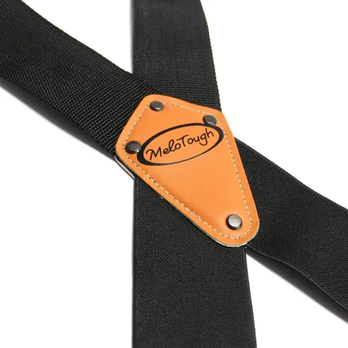 Vista 6 de Melo Tough - Tirantes de fuerza industrial para hombre, tirantes parciales elásticos para comerciante, tirantes de 2 pulgadas de ancho
