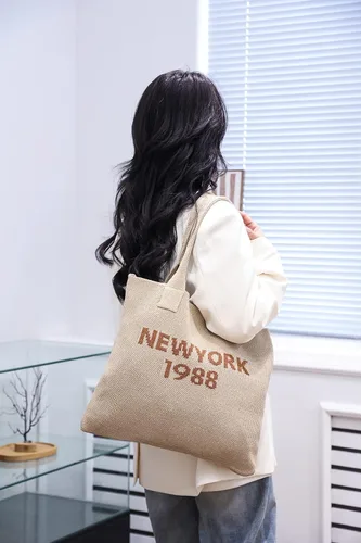 Vista 4 de ENBEI Bolsos de mano estéticos Bolsos de hombro Bolsos de mano de ganchillo Bolsos grandes Bolso de compras de hombro bolso grande bolso lindo