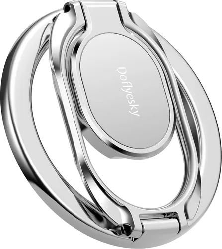 Vista 10 de Doflyesky Soporte magnético de anillo de teléfono para iPhone, soporte de agarre doble ajustable para teléfono de gimnasio y soporte extraíble