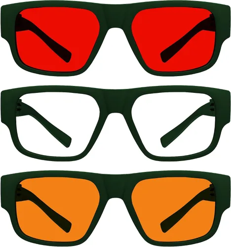 Vista 278 de Eyekepper Gafas de luz azul para hombre y mujer, paquete de 6 lentes Pilot Paquete de 6 color mezclado