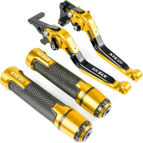 Vista 25 de Accesorios para Yamaha XTZ125 XTZ 125 2014 2015 motocicleta Racing accesorios CNC freno embrague palancas manillar mango motocicleta freno embrague