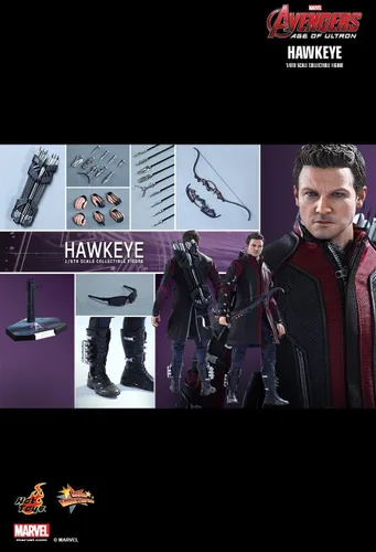 Vista 4 de Hot Toys Figura de Avengers Age of Ultron Hawkeye a escala 1:6