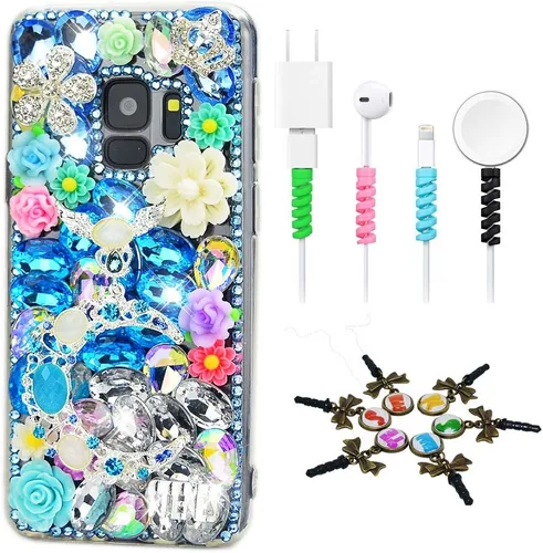 Vista 15 de Bling Case SSSGCDwCPSeries-41 - Funda con diseño 3D hecho a mano, 100 + cristales brillantes