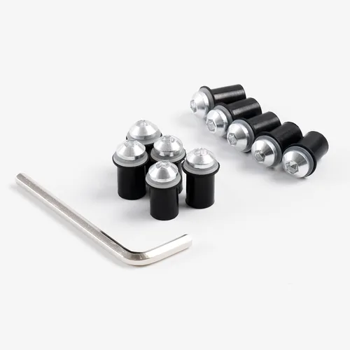 Vista 6 de FLPRO - Kit de tornillos universales para motocicleta, kit de tornillos de carenado, kit de pernos de aluminio CNC para Honda/Yamaha/Kawasaki/Suzuki
