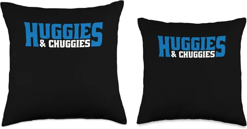 Vista 3 de Huggies n Chuggies Huggies & Chuggies - Almohada de 16 x 16 pulgadas, multicolor