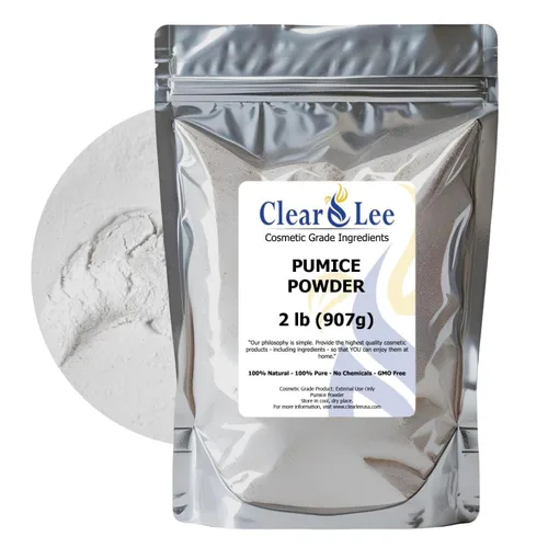 Vista 15 de ClearLee Piedra pómez de grado cosmético – 100% grano/polvo natural puro – excelente para exfoliación de la piel en jabones caseros DIY
