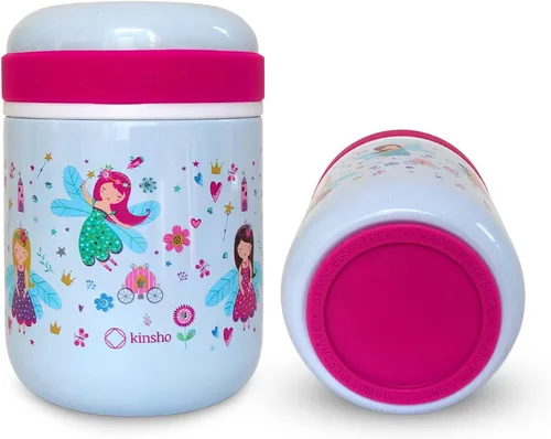 Vista 10 de Termo para comida caliente, tarro de boca ancha aislado de acero inoxidable para el almuerzo, recipiente de sopa para niños, preescolar, a prueba