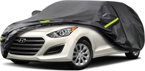 Vista 130 de Kaugung Funda para Coche de Ajuste Personalizado BMW Serie 3 E30 (1982-1994), 7 Capas Resistente al Viento Todo Clima Impermeable Cubierta Exterior