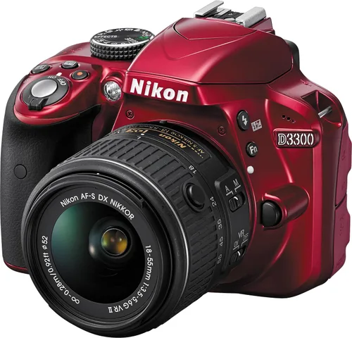 Vista 4 de Nikon D3300 con AF-P DX 18 – 55 mm VR SLR digital – negro