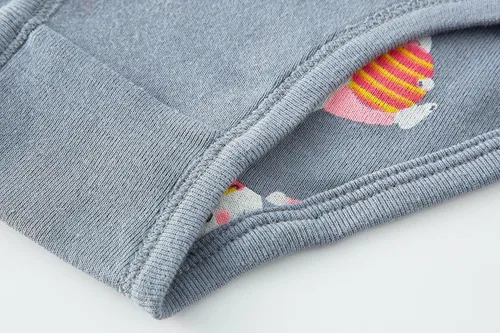 Vista 4 de Family Feeling Ropa interior para niña pequeña, bragas para niños grandes, ropa interior suave, 100% algodón