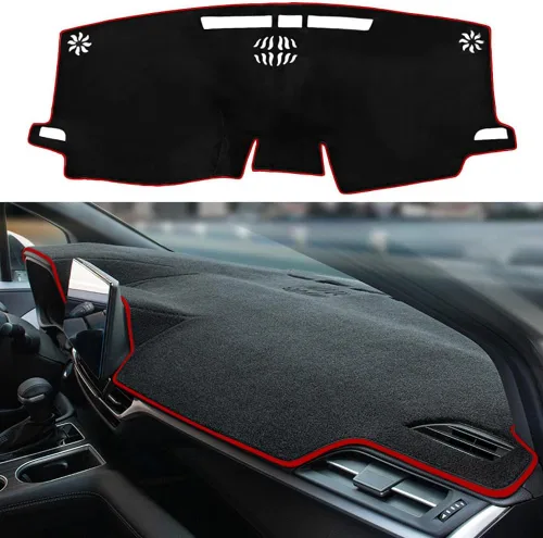 Vista 15 de Cubierta de salpicadero para salpicadero, alfombra personalizada para Toyota RAV4 2013 2014 2015 2016 2017 2018 Accesorios antideslizante protector