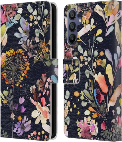 Vista 137 de Head Case Designs Officially Licensed Ninola Beige Wild Grasses Leather Wallet Case Compatible with Samsung Galaxy A07 4G