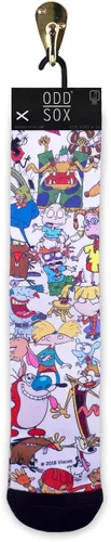 Vista 2 de Odd Sox, Nickelodeon Socks for Men Women Fun Retro 90s Nick Cartoon Assorted Prints, Large