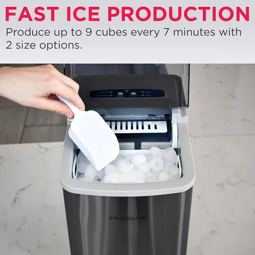 Vista 4 de Frigidaire - Máquina para hacer hielo, tamaño mediano