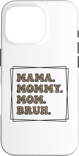 Vista 20 de Mama Mommy Mom Bruh Groovy Mommy Funny Mom Mothers Day Case for iPhone 16