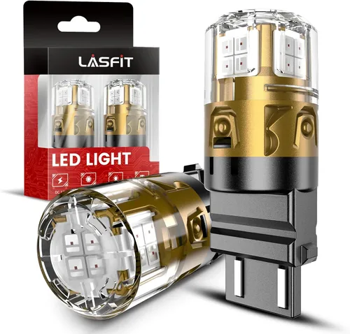 Vista 14 de LASFIT Bombilla LED D2 7507 BAU15S ámbar BAU15S luces intermitentes sin