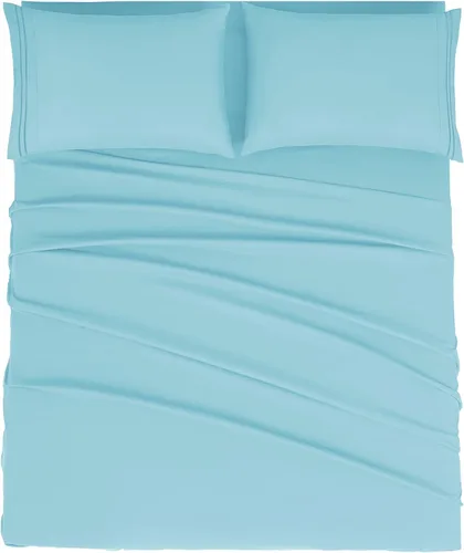 Vista 49 de Mejoroom Juego de sábanas tamaño individual – Sábanas individuales de Hotel Collection – Sábanas y fundas de almohada con sábana bajera de bolsillo