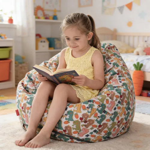 Vista 26 de YuppieLife Funda para puf de almacenamiento para niños (sin relleno), organizador de juguetes, sofá con asa de transporte, disponible para niños