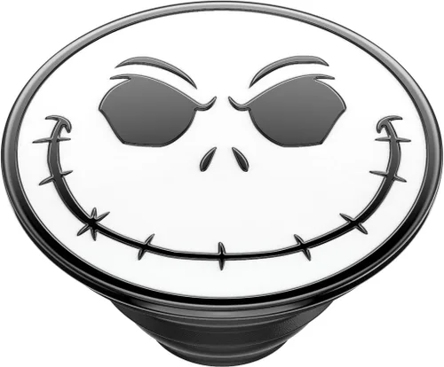 Vista 2 de PopSockets - Agarre para teléfono con soporte expandible, agarre adhesivo, pesadilla antes de Navidad, esmalte Jack