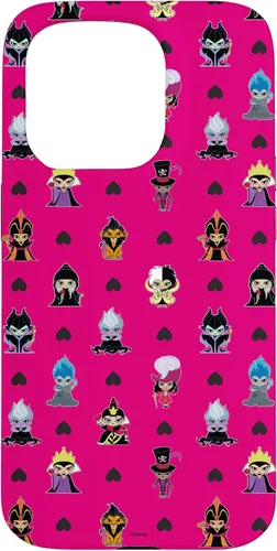 Vista 14 de iPhone 16 Disney Villains Anti-Love Cute Black Heart Valentine’s Day Case