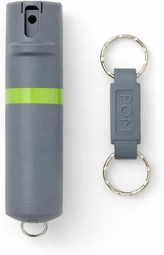 Vista 22 de POM Pepper Spray Keychain, Quick Key Release for Instant Access, Flip Top Safety, Maximum Strength OC Formula with UV Marking Dye, 25 Bursts, 10 ft