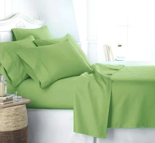 Vista 12 de Sábana egipcia beige maciza Full- 1 sábana bajera ajustable extra profunda para colchón de 16.0 in a 18.0 in