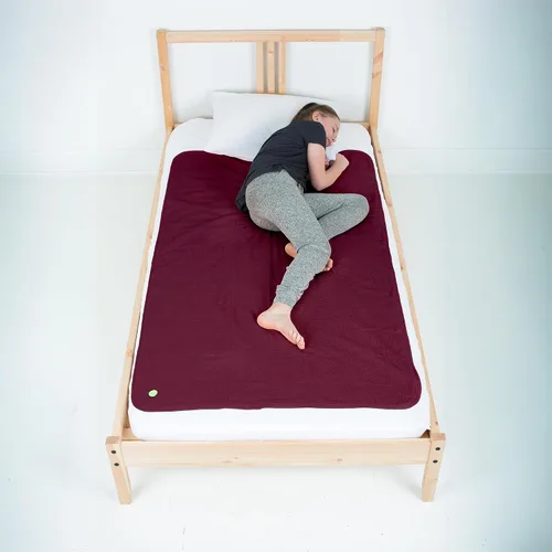 Vista 9 de PeapodMats Tapete de Cama Impermeable para Enuresis e Incontinencia - Protector Reutilizable. Colocación Segura y Transpirable. Lavable. Ecológico