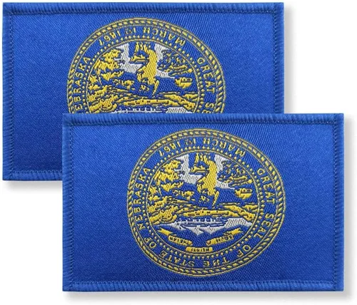 Vista 6 de Overdecor Parche de bandera de Alabama - Parches militares tácticos - Cierre de velcro, paquete de 2