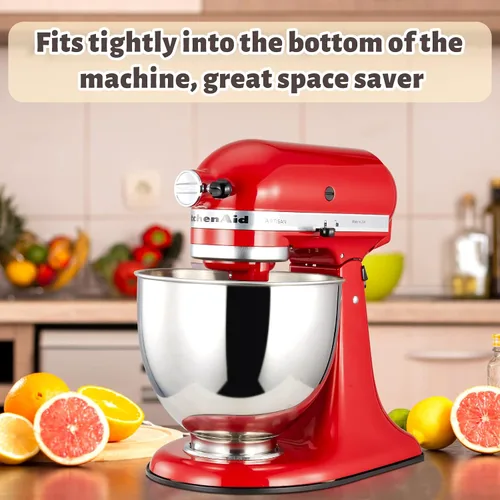 Vista 5 de Tapete deslizante para mezclador KitchenAid - Tapete deslizante para mezclador de metal compatible con mezclador de pie KitchenAid de 4.5-5 cuartos