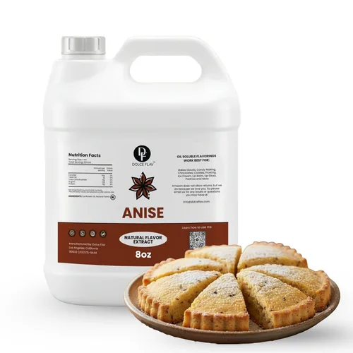 Vista 31 de Dolce Flav Extracto Natural de Anís – 1 Galón Soluble en Aceite Kosher, Sin Azúcar, Aromatizante Concentrado de Anís de Regaliz para Hornear