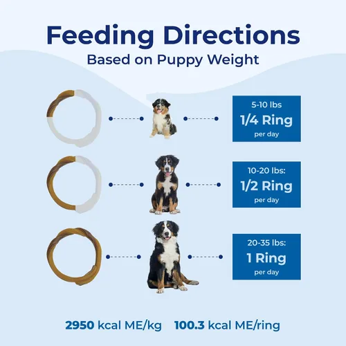Vista 6 de N-Bone Anillos de dentición para cachorros, sabor a mantequilla de maní, masticables naturales para la dentición y golosinas para masticar, ayuda a