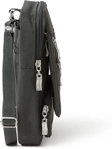 Vista 2 de Baggallini Journey bolso bandolero., Gris, talla única