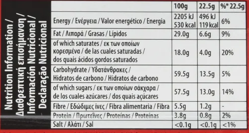 Vista 3 de Cadbury Bournville Barra de Chocolate Negro 6.35 oz