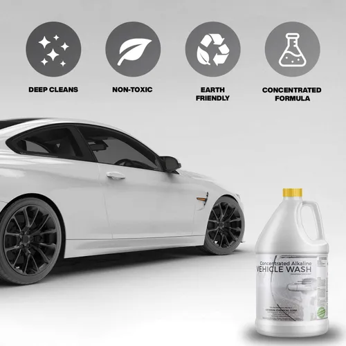 Vista 4 de AutoGeneral GCC 710 - Champú alcalino concentrado para lavado de vehículos, para limpieza y detalles, cortador de suciedad y grasa a base de agua