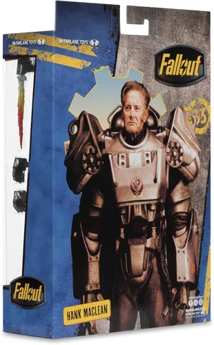 Vista 9 de McFarlane Toys - Figura de acción de lujo Fallout Hank MacLean de 7 pulgadas