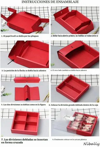 Vista 7 de 15 Paquetes de Cajas para Cupcakes con Insertos y Ventanas de Exhibición, Cajas de Regalo de Papel Kraft Marrón para Dulces, Contenedores