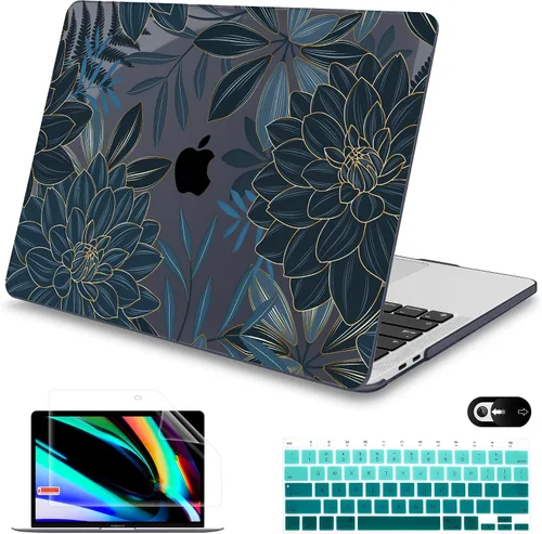 Vista 17 de Mektron para MacBook Air 13 Funda A1466/A1369 (Versión 2010-2017), Cubierta de carcasa rígida de plástico con fijación a presión para MacBook Air