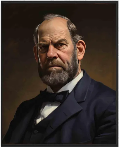 Vista 40 de Abraham Lincoln - Póster impreso artístico, retrato presidencial oficial, decoración de pared, colección de galería de arte del presidente, pintura