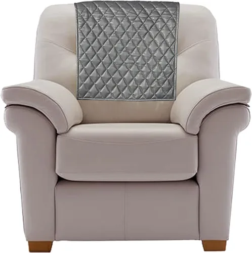 Vista 10 de LL LEATHER LOVERS Funda de cuero para reposacabezas de silla reclinable, sofá, sofá biplaza, protector de muebles, funda para asiento de teatro