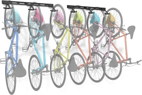 Vista 6 de Koova Soporte de pared para bicicleta Soporte de bicicleta de acero Perchas ajustables Fácil montaje Fabricado en Estados Unidos