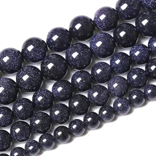 Vista 45 de 4mm 90 piezas Cuentas de piedra natural de turquesa africana para hacer joyería Cuentas sueltas de gemas redondas para pulseras, collares, aretes
