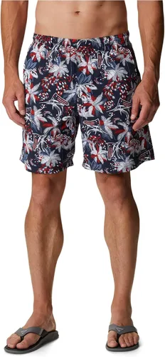 Vista 99 de Columbia Super Backcast - Pantalón corto de agua para hombre Impresión de tinte negro
