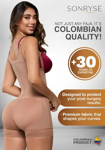 Vista 2 de Sonryse Stage 2 faja Tummy Tuck Compression Garment Faja Body Shaper Shapewear for Women Fajas Colombianas Moldeadoras